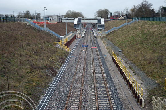 DG408729. E-W rail. The new station. Winslow. Buckinghamshire. 11.1.2024.