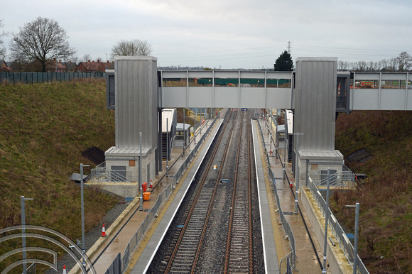 DG408735. E-W rail. The new station. Winslow. Buckinghamshire. 11.1.2024.