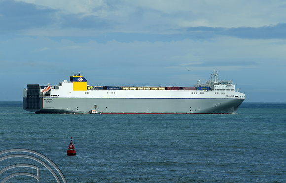 DG331906. Ro-ro cargo ship. Ysaline. 20300 dwt. Built 2018. Dublin port. 16.8.19.
