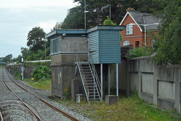 DG331703. Abandoned signalbox. Cobh. County Cork. Ireland. 14.8.19.