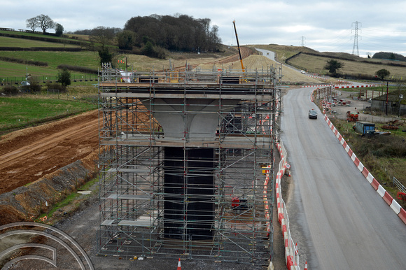 DG408644. HS2 Wendover Dean viaduct construction. Wendover. Buckinghamshire.11.1.2024.