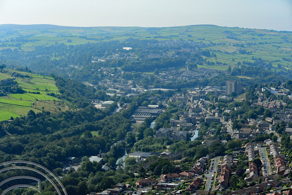 DG332476. Sowerby Bridge seen from the Wainhouse Tower. 26.8.19.