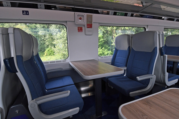DG332666. Standard class seating. CAF Nova 3. 28.8.19.