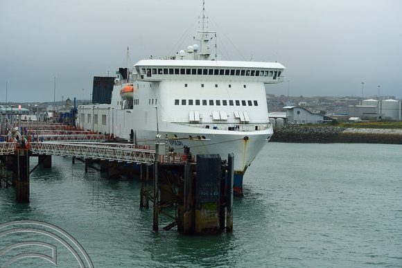 DG331965. Ro Ro ferry. Epsilon. 8615dwt. Built 2011. Holyhead. Wales. 16.8.19