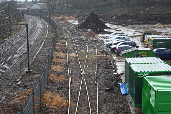 DG409966. Crossley Evans scrapyard. Site of new EMU depot. Shipley. West Yorkshire. 6.2.2023.