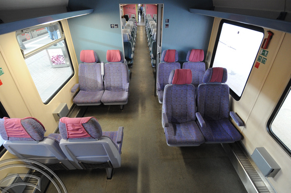 DG48253.The interior of DB Regio DMU 628 455.4.4.10.