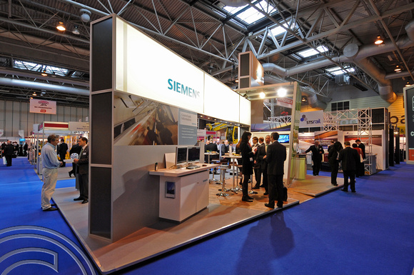 DG48563. Siemens stand. Infrarail 2010. 13.4.10.