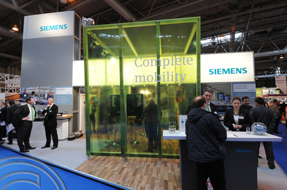 DG48578. Siemens stand. Infrarail 2010. 13.4.10.
