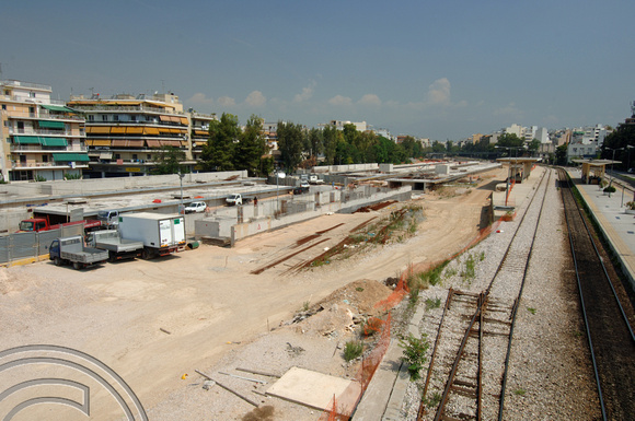 FDG05907. New station. Larissa. Athens. Greece. 14.6.07.