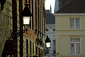 DG336294. Lamps in the old town. Bruges. Belgium. 25.10.19.