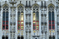 DG336291. Decoration on the Stadhuis. Bruges. Belgium. 25.10.19.
