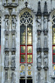 DG336292. Decoration on the Stadhuis. Bruges. Belgium. 25.10.19.