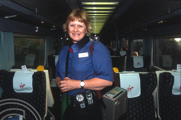 12835. 1V61. 08.55 to Penzance. Karen Hounslow. Train Manager. 12.08.2003