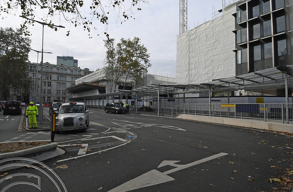 DG337059. Demolition at Euston station to make way for HS2. Camden. London. 6.11.19.
