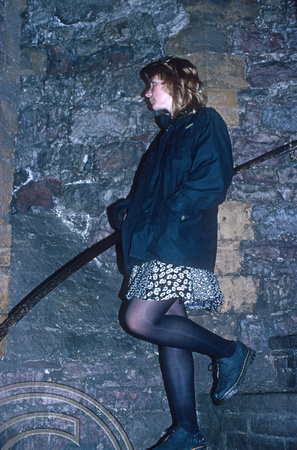 R0165. Lynn in the castle. Chepstow. Monmouthshire. Wales. 28.10.1994