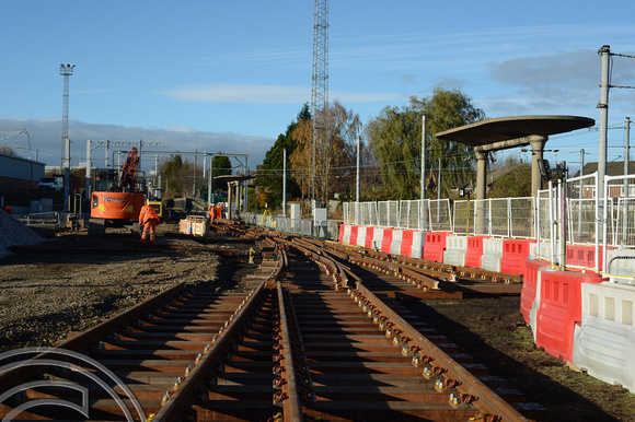 DG362947. Remodelling track. South Gosforth depot. 24.11.2021.
