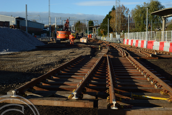 DG362945. Remodelling track. South Gosforth depot. 24.11.2021.