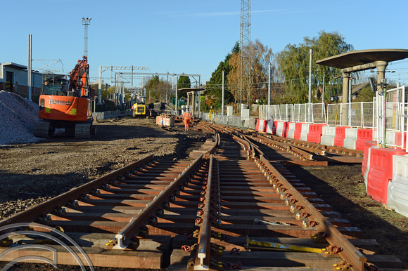 DG362901. Remodelling track. South Gosforth depot. 24.11.2021.