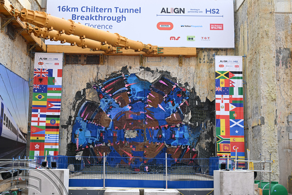 DG410929. HS2 Chiltern tunnel breakthrough. Gt Missenden. 27.2.2024.