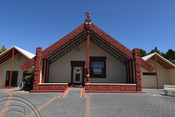 DG315572. Meeting house. Whakarewarewa Maori Village. Rotarua. New Zealand. 4.1.19
