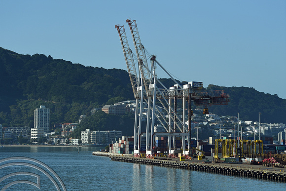 DG315819. The container terminal. Wellington. New Zealand. 9.1.19