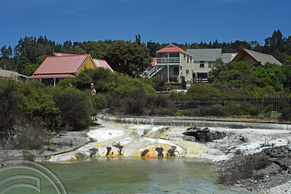 DG315564. Hot springs. Whakarewarewa Maori Village. Rotarua. New Zealand. 4.1.19
