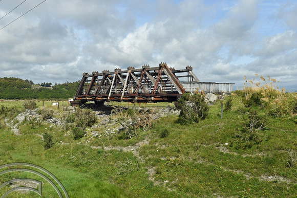 DG316836. Former road and rail bridge. Arahura bridge heritage park. South Island. New Zealand. 17.1.19