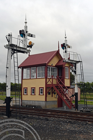 DG318338. Somersault signals. Glenbrook Vintage Railway. Glenbrook. North Island. New Zealand. 27.1.19