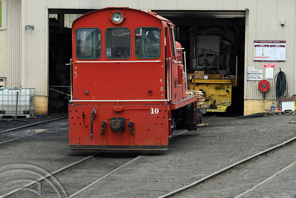 DG318258. No 10. Pukeoware Workshop. Glenbrook Vintage Railway. North Island. New Zealand. 27.1.19