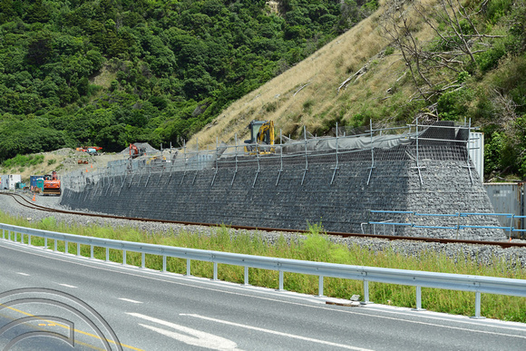 DG316187. New railway retaining wall. Ohau. New Zealand. 13.1.19crop