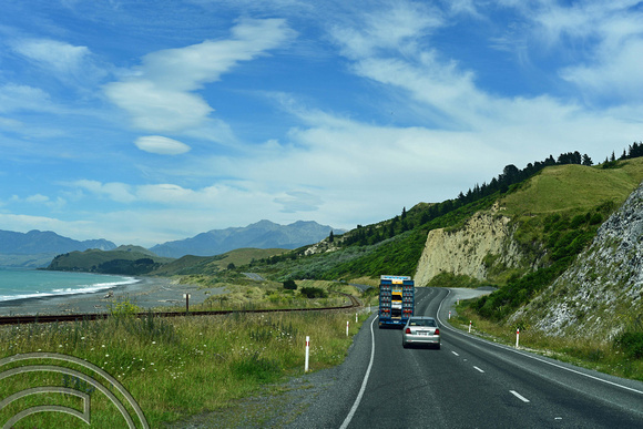 DG316139. Heading down highway 1 from Blenheim to Kaikoura. New Zealand. 13.1.19crop