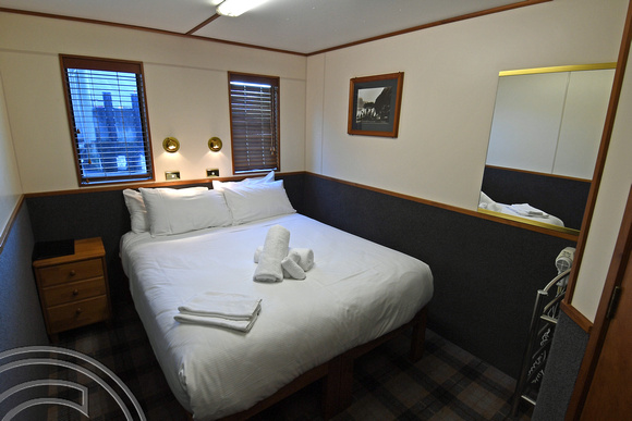 DG318073. Bedroom on the Milford Mariner. South Island. New Zealand. 23.1.19