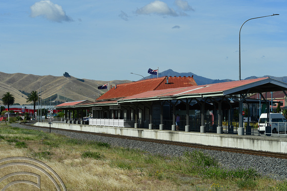 DG316129. Railway station. Blenheim. New Zealand. 13.1.19.