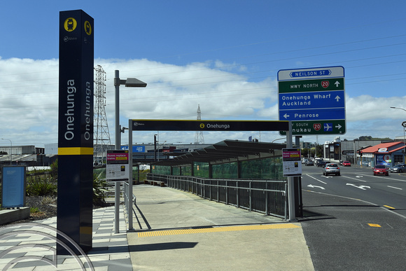 DG315399. Reopened railway station. Onehunga. Auckland. New Zealand. 2.1.19