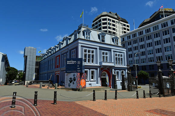 DG315681. Harbour warehouse converted to a museum. Wellington. North Island. New Zealand. 8.1.19