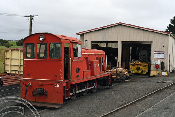 DG318307. No 10. Pukeoware Workshop. Glenbrook Vintage Railway. North Island. New Zealand. 27.1.19