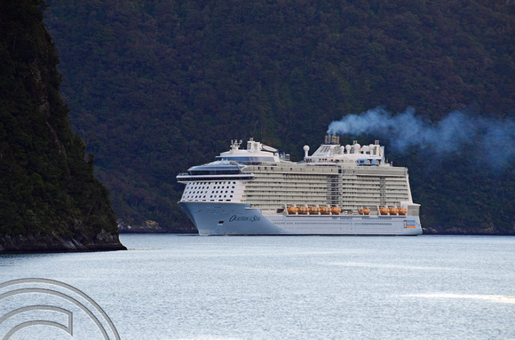 DG317879. Ovation of the Seas. . Milford Sound. South Island. New Zealand. 24.1.19