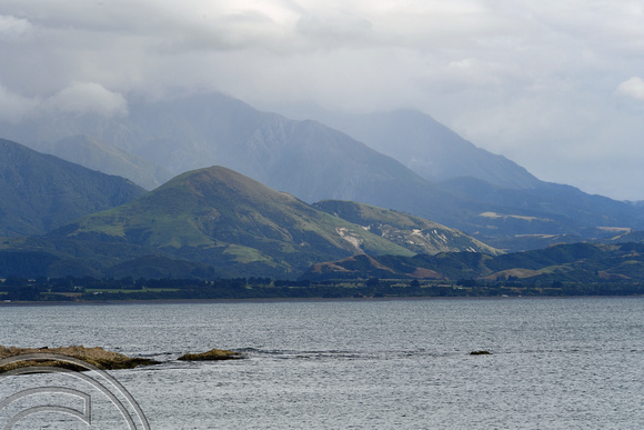 DG316212. Changing weather across the bay. Kaikoura. New Zealand. 14.1.19