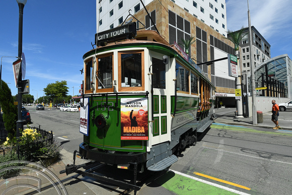 DG316375. Tram 152. Cathedral Junction. Christchurch. South Island. New Zealand. 16.1.19