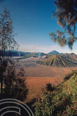 T03938. Craters at Mount Bromo. Java. Indonesia. 24th July 1992