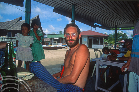 T03826. Me in Siberut. Mentawai Islands. Indonesia. 22nd June 1992