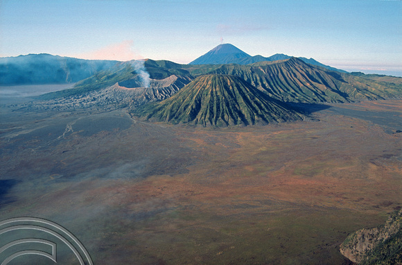 T03939. Craters at Mount Bromo. Java. Indonesia. 24th July 1992