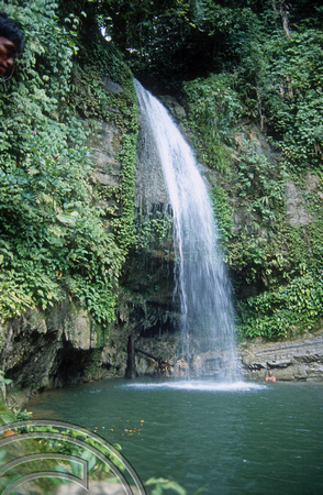 T03821. Waterfall. Mentawai Islands. Indonesia. 22nd June 1992