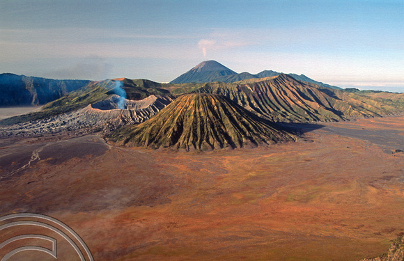 T03940. Craters at Mount Bromo. Java. Indonesia. 24th July 1992