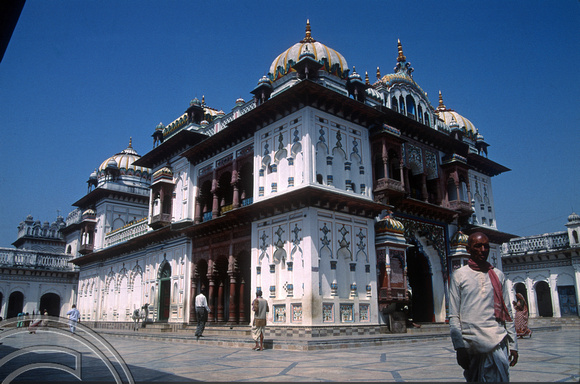 T03254. The Rama Temple. Janakpur. The Terai. Nepal. 9th March 1992.