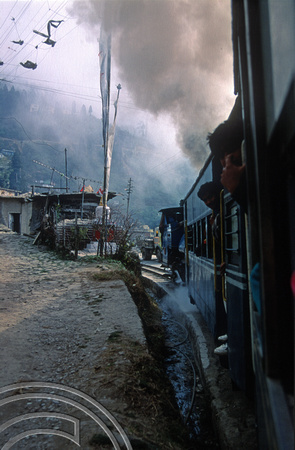 T03247. The toy train. Darjeeling. West Bengal. India. 2nd March. 1992.