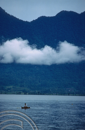 T03650. Clouds over Lake Maninjau. West Sumatra. Indonesia. 5th June 1992