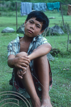 T03589. Young Batak boy. Tuk Tuk. Lake Toba. North Sumatra. Indonesia. 23rd May 1992