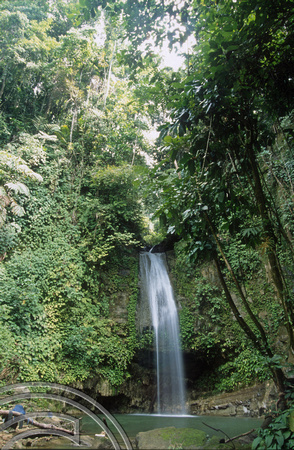 T03822. Waterfall. Mentawai Islands. Indonesia. 22nd June 1992
