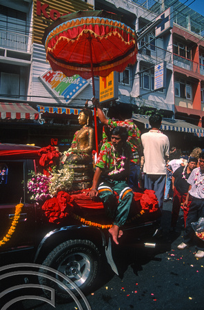 T03394. Parade. Khao San Rd. Bangkok. Thailand.  12th April 1992